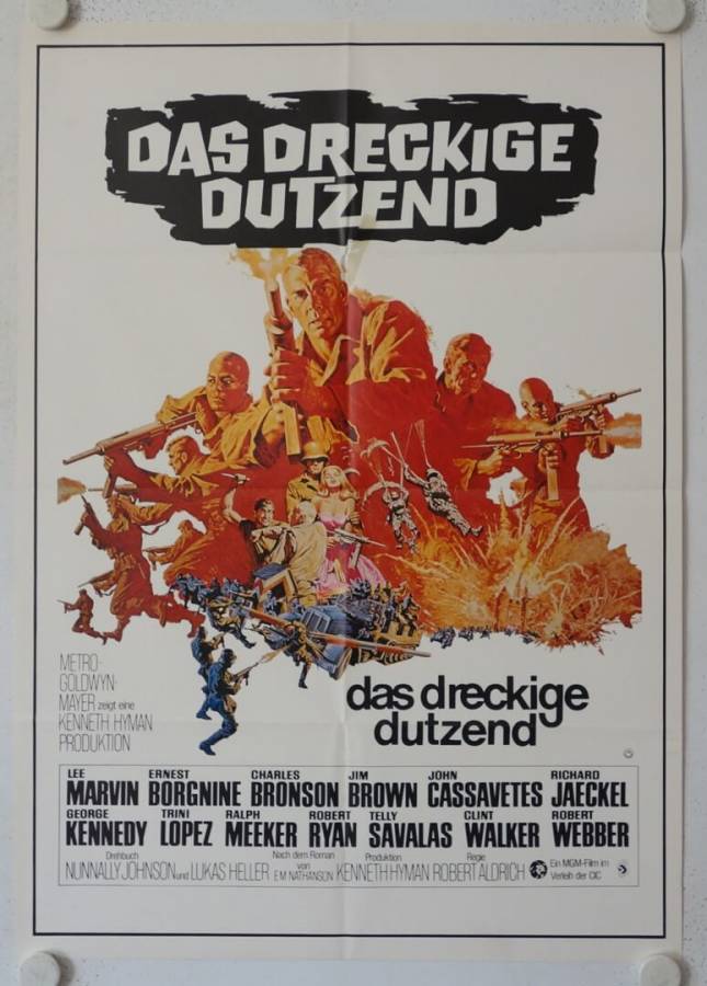 The Dirty Dozen re-release german movie poster